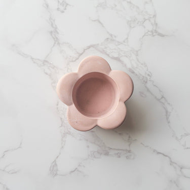 Daisy Tea Light Holder - Blanco